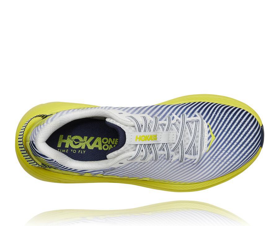 Tenis Hoka One One Mujer Blancos/Azules - Rincon 2 - JEOY90813